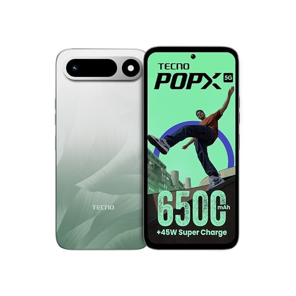 Tecno POP X 5G (Ripple Green, 4GB+128GB) Amazon sale