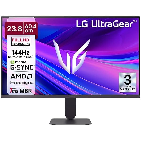 LG 24G411A 60.4 cm(24 Inch) Ultragear FHD(1920 x 1080) IPS Gaming Monitor, 1ms MBR, 144Hz Amazon sale