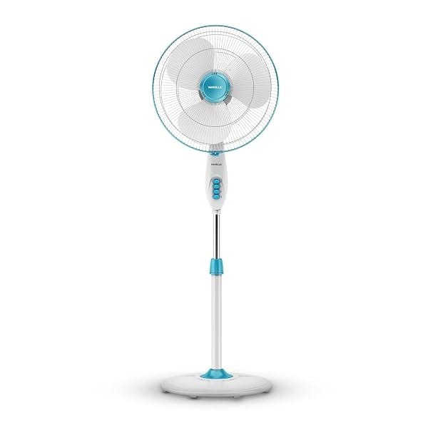 Havells Gatik Pro 400mm Pedestal Fan| 120 Ribs Guard for Safety| Smooth Oscillation| Heavy Amazon sale