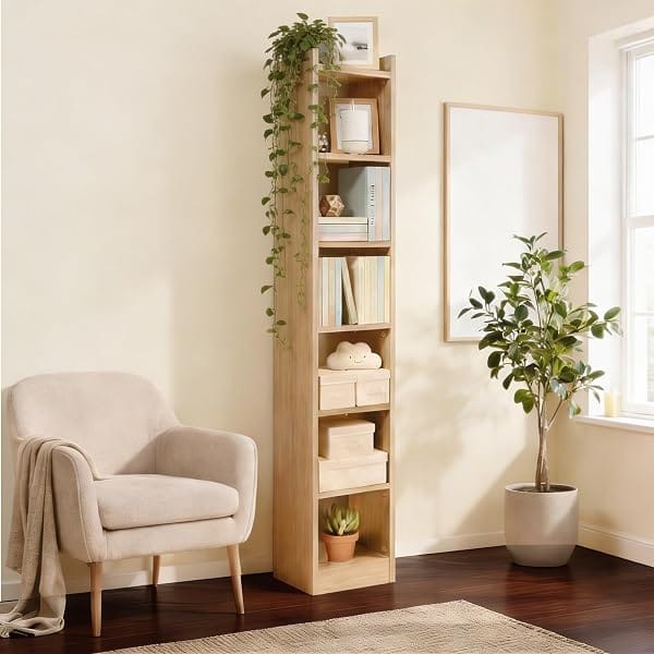 Green Soul Alba 7 Shelves Engineered Wood Book Shelf | Multipurpose Wooden Bookshelf for H Amazon sale