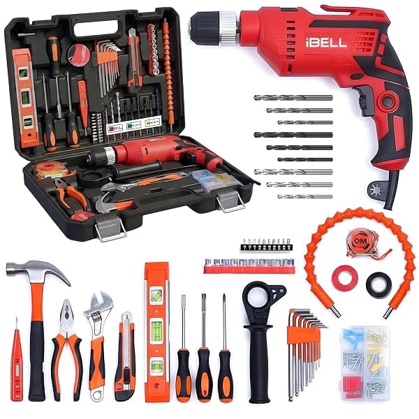 IBELL Professional Tool Kit with Impact Drill TD13-100, 650W, Copper Armature, Chuck 13mm Amazon sale
