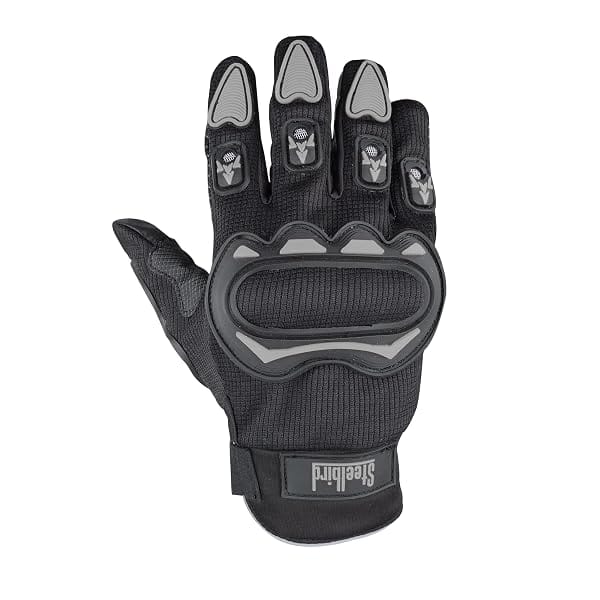 Steelbird Full Finger Bike Riding Gloves with Touch Screen Sensitivity at Thumb and Index Amazon sale