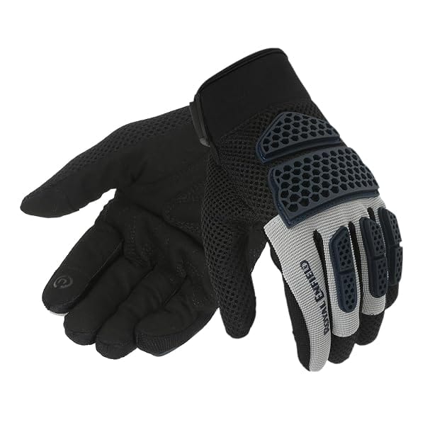 Royal Enfield Street Ace Riding Gloves | Air Mesh- optimum ventilation | Microsuede patch Amazon sale