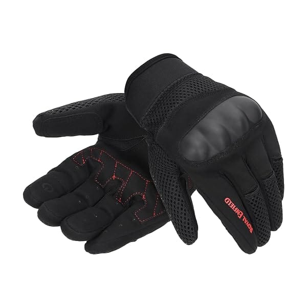 Royal Enfield Aeroflex Riding Gloves | Construction: 100% Polyester Air Mesh, Poly Stretch Amazon sale