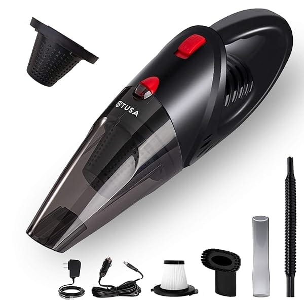 Tusa Cordless Vacuum Cleaner for Car & Home | 2X Powerfull Suction, Dual Mode Battery 6000 Amazon sale