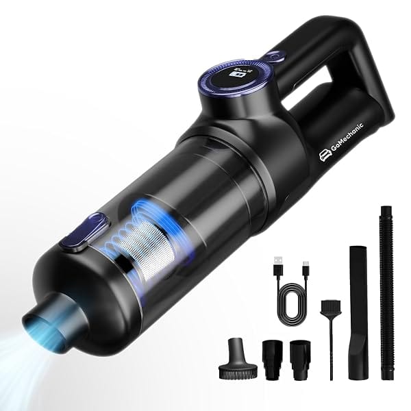 GoMechanic Wireless Vacuum Cleaner for Home and Car | High-Power 14000 Pa Suction with BLD Amazon sale