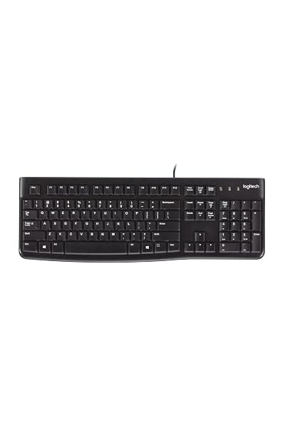 Logitech K120 Wired Keyboard for Windows, USB Plug-and-Play, Full-Size, Spill-Resistant, C Amazon sale