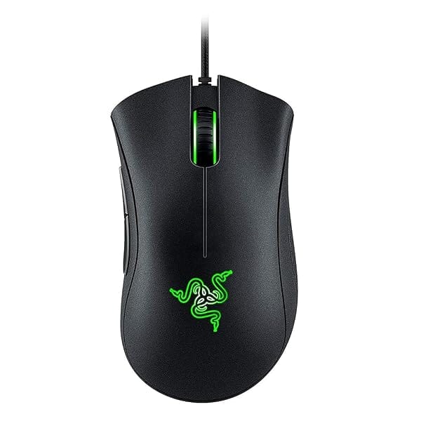 Razer DeathAdder Essential Wired Gaming Mouse I Single-Color Green Lighting I 6400DPI Opti Amazon sale