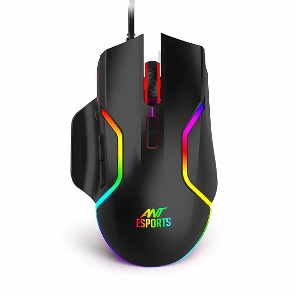 Ant Esports GM320 RGB Wired Gaming Mouse, 12800 DPI Optical Sensor, 8 Programmable Buttons Amazon sale
