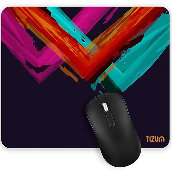 Tizum Mouse Pad with Anti-Slip Rubber Base & Ultra-Smooth Surface | Washable, Spill-Resist Amazon sale