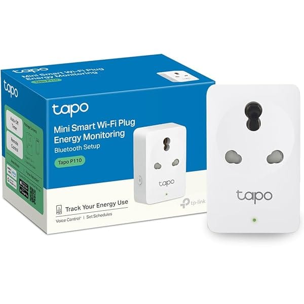 Tapo P110 16A Wi-Fi Smart Plug with Energy Monitoring, Suitable for High-Power Appliances Amazon sale