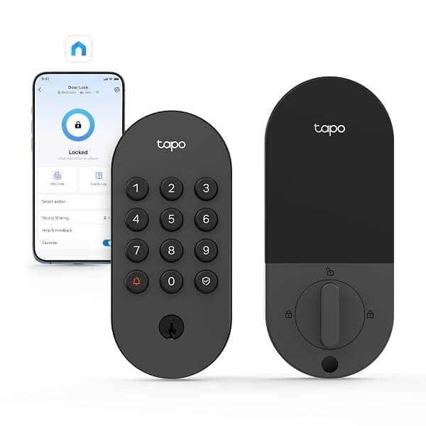 Tapo Smart Wi-Fi Deadbolt Door Lock Keyless Tactile Buttons, Customized Access with in-App Amazon sale