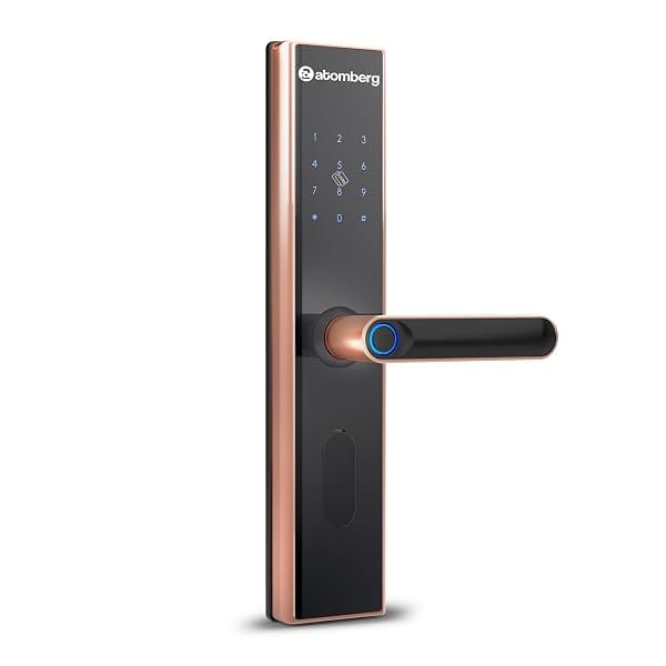 Atomberg SL 1 Smart Door Lock 6 Ways Unlocking Fingerprint PIN Remote OTP NFC Ca Amazon sale