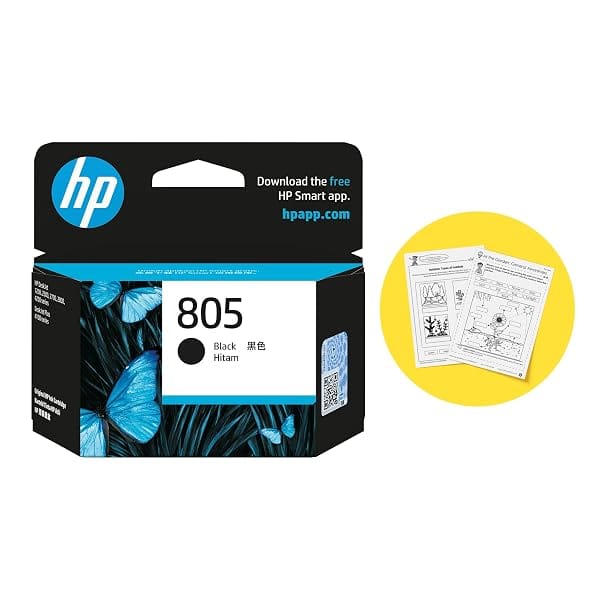 HP 805 Black Original Ink Cartridge Compatible DeskJet (1212, 1210, 1211, 1213 1212, 2331. Amazon sale