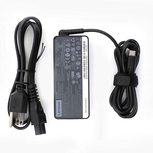 Lenovo Original 65W 20V 3.25A Standard USB Type-C, Compatible with ThinkPad USB-C, Black Amazon sale