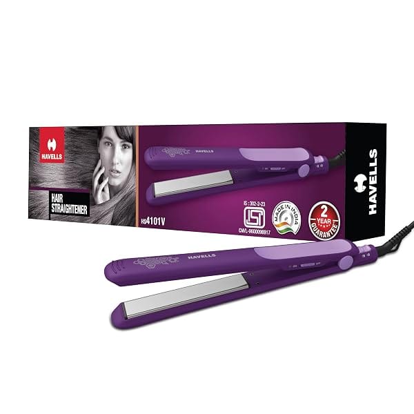 Havells HS4101 Ceramic Plates Fast Heat up Hair Straightener, Straightens & Curls, Suitabl Amazon sale