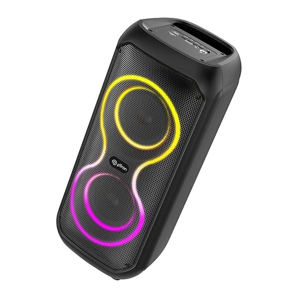 pTron Fusion ONE 48W Bluetooth Party Speaker w/Pristine Stereo Sound, Dual 4 inch Neo Driv Amazon sale