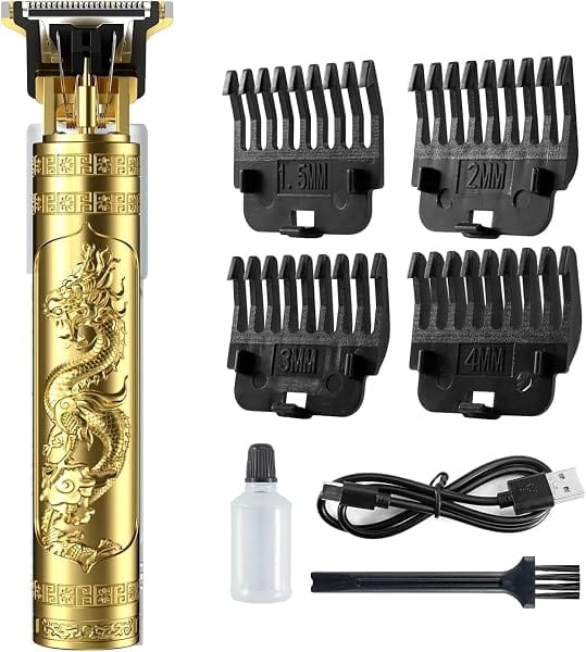 Hair Trimmer For Men –Light Weight, Cordless,4 Guide Combs, USB Rechargeable, Zero Gap Bea Amazon sale