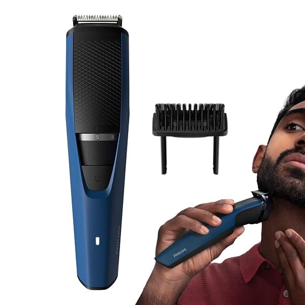 Philips Skin Friendly Beard Trimmer For Men| Lift & Trim Technology|10 Length Settings|15 Amazon sale