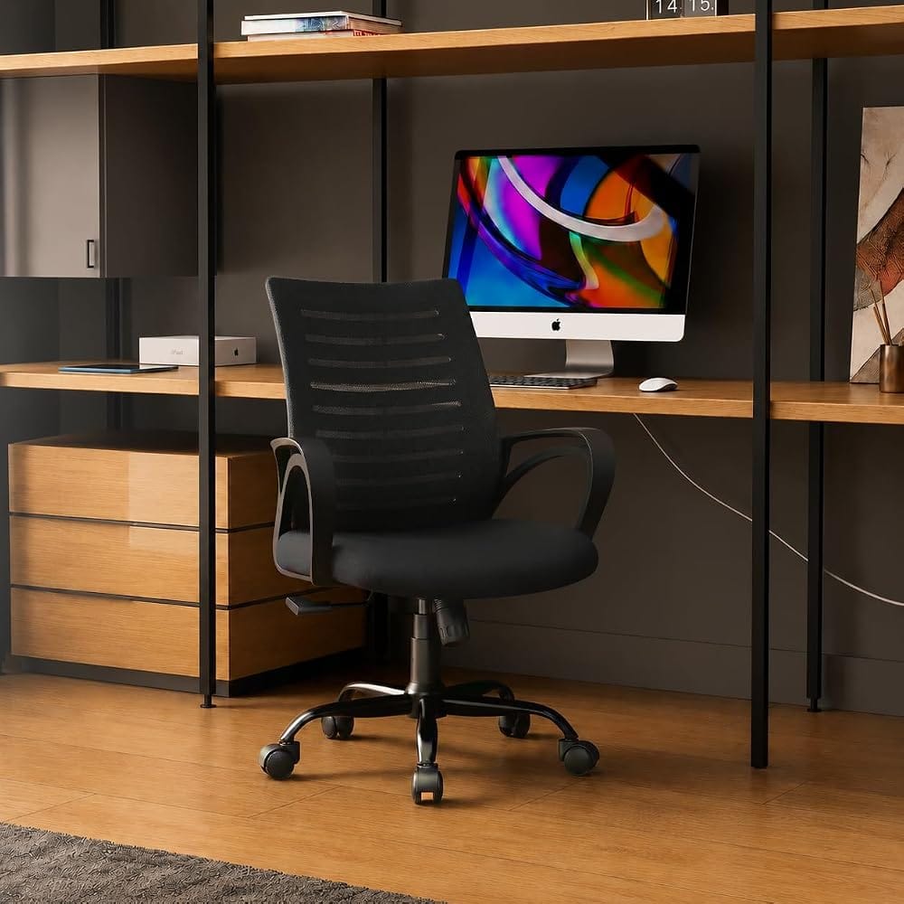CELLBELL Desire C104 Mesh Mid Back Chair | Ergonomic Office, Study, Revolving, Computer Ch Amazon sale