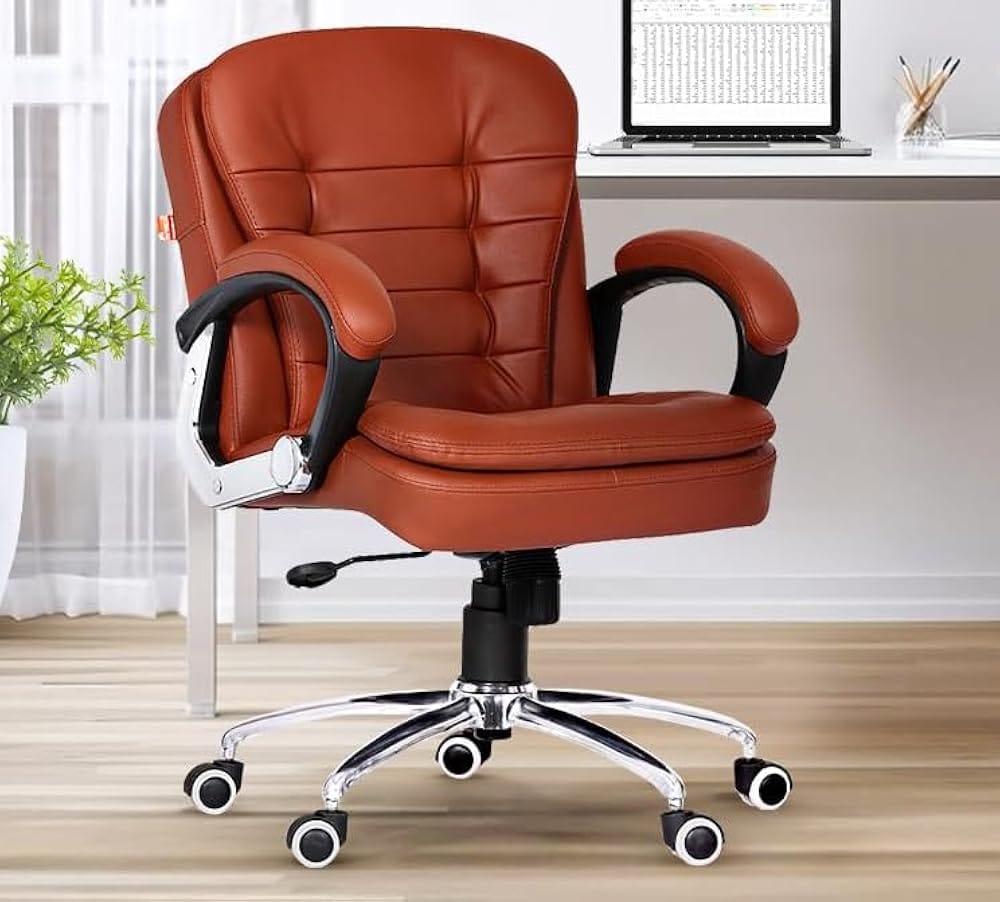 Da URBAN® Milford Mid Back Revolving Leatherette Ergonomic Home & Office Executive Chair w Amazon sale