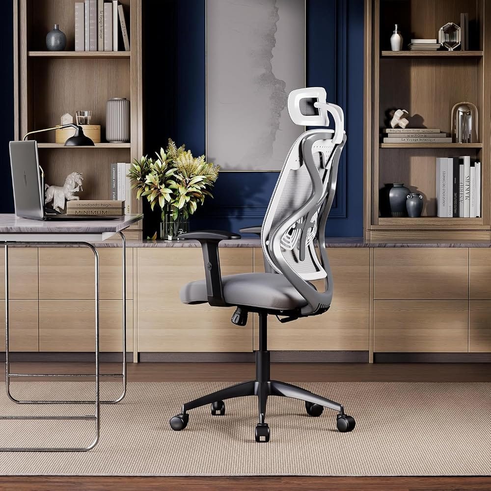 Wakefit Gravita Ergonomic Office Chair for Work | 3 Year Warranty | Single Lock and Reclin Amazon sale