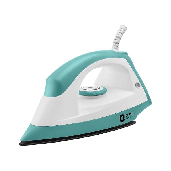 Orient Electric Fabrijoy 1000 Watt Dry Iron for clothes with Weilburger Non Stick Soleplat Amazon sale