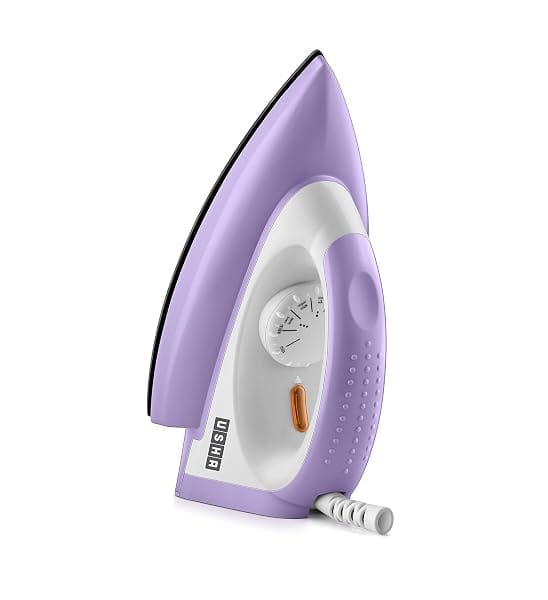 USHA Armor 1100 watts Dry Iron with Shock Proof Plastic Body Amazon sale