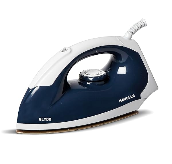 Havells Glydo 1000 watt Dry Iron With American Heritage Non Stick Sole Plate, Aerodynamic Amazon sale