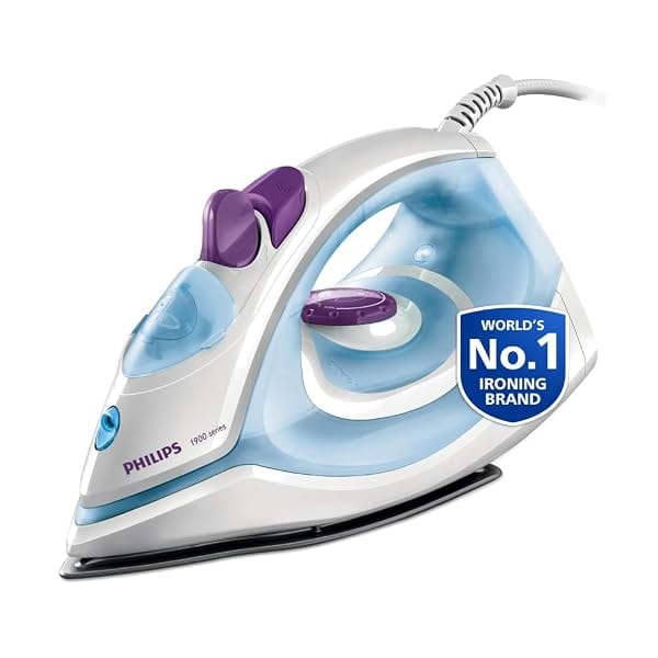Philips Steam Iron GC1905/21 (World no. 1 Ironing Brand) – Black non-stick soleplate, Powe Amazon sale