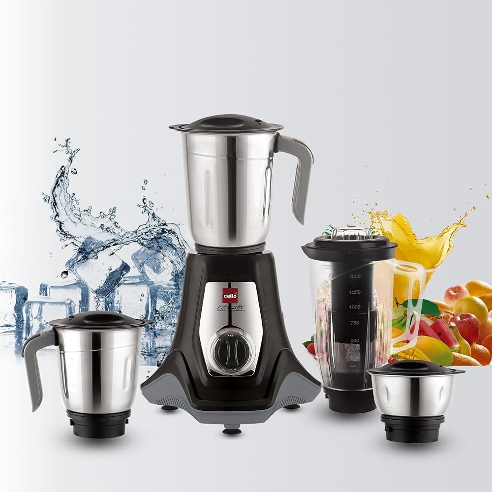 CELLO Hercules Mixer Grinder For Kitchen & Home 750 Watts, Black Amazon sale