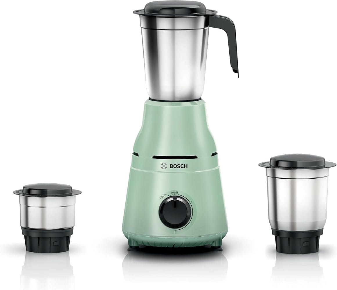 BOSCH TrueMixx 750 W Mixer Grinder, 750W 3 Jar Green MG4413C4GI Amazon sale