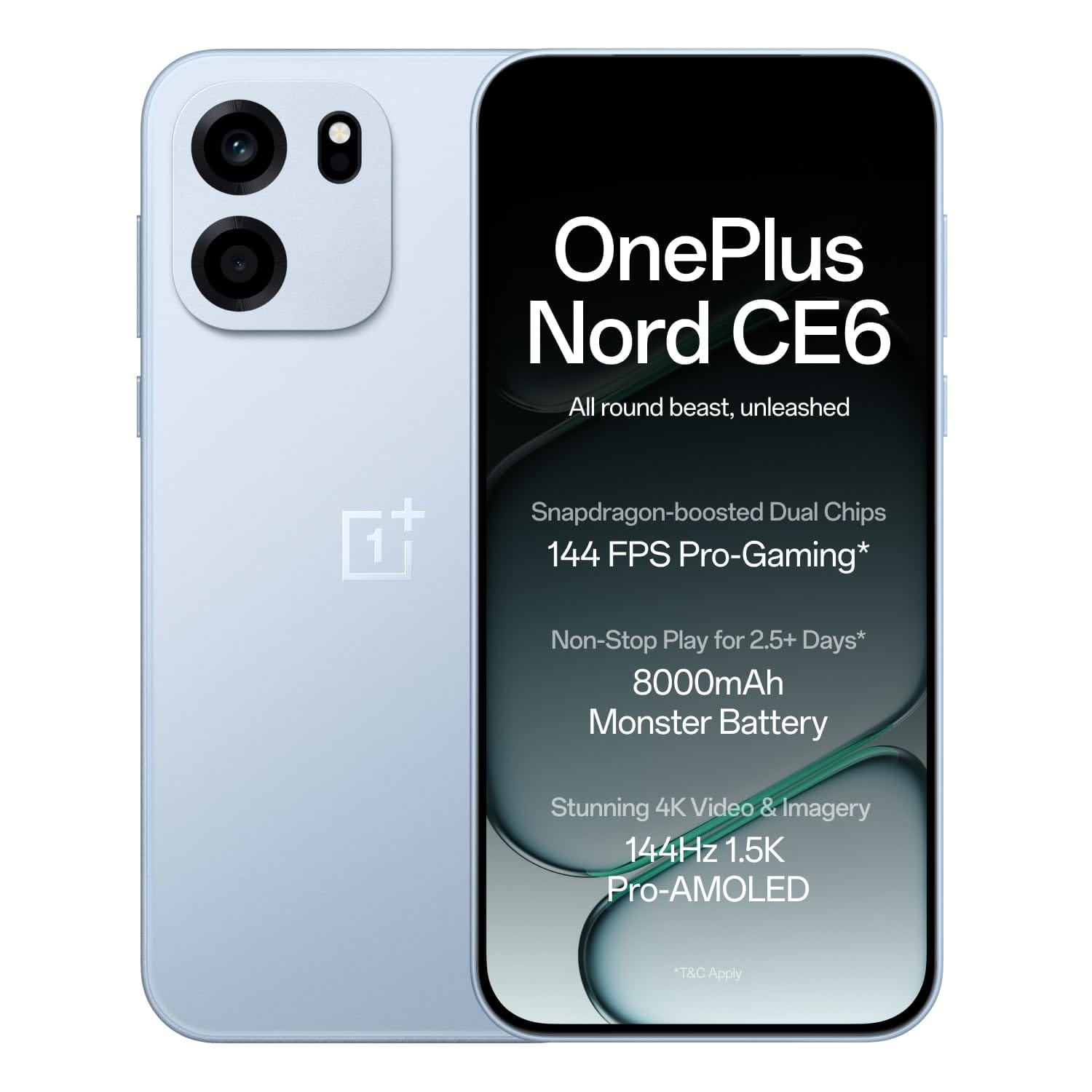 OnePlus Nord CE6 (Fresh Blue, 8GB+128GB) Amazon sale