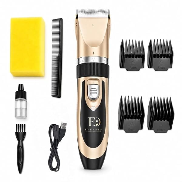EVERSYS Dog Trimmer & Pet Grooming Kit for Dogs and Cats, USB Rechargeable Pet Hair Trimme Amazon sale