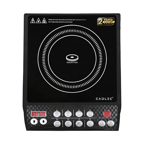 Cadlec CookFusion_5 2000W Induction Cooktop | 8 Cooking Modes, Auto Shut-Off, Over-Heat Pr Amazon sale