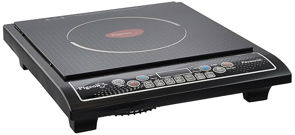 Pigeon By Stovekraft Favourite 1800-Watt Induction Cooktop, Crystal Glass, Black Amazon sale