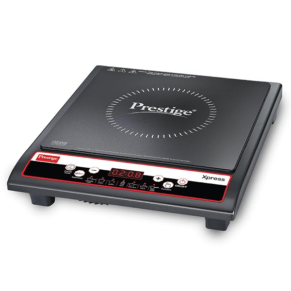 Prestige Xpress 1200W Induction Cooktop with Ceramic Plates, Black Amazon sale