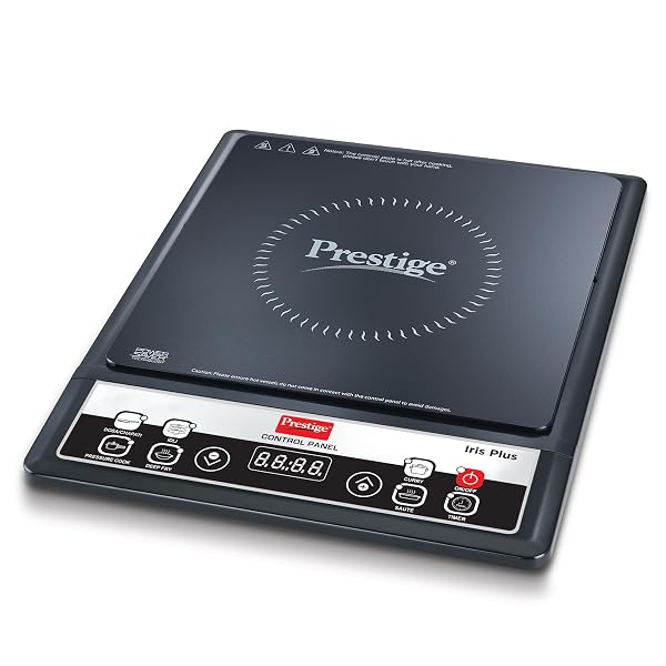 Prestige Iris Plus 1600 Watts Induction Cooktop | 4KV Surge Protection | 6 Preset Indian Menu O Amazon sale