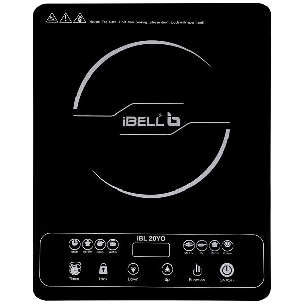 iBELL 20YO Induction Cooktop 2000W - 3 YEAR WARRANTY Full Touch Panel, Double/Single Coil Amazon sale