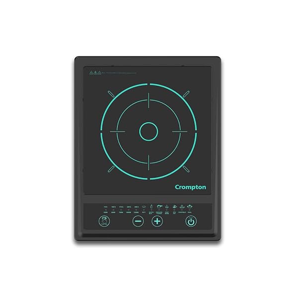 Crompton Instaserve 1200 W Induction Cooktop with Tactile Push Buttons | 7 One touch Cook Amazon sale