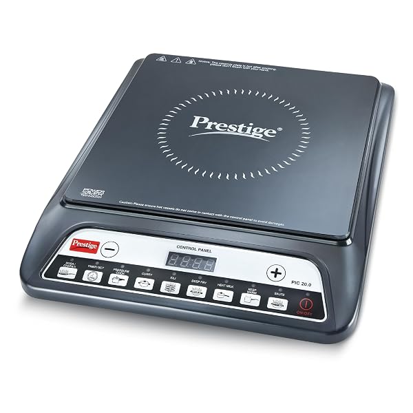 Prestige PIC 20 1600 Watts Induction Cooktop | 4KV Surge Protection | 8 Preset Indian Menu Amazon sale