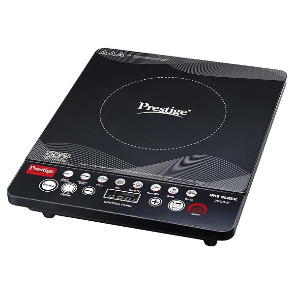 Prestige Iris Sleek 2000 Watts Induction Cooktop-Individual Touch Buttons| 4KV Surge Prote Amazon sale
