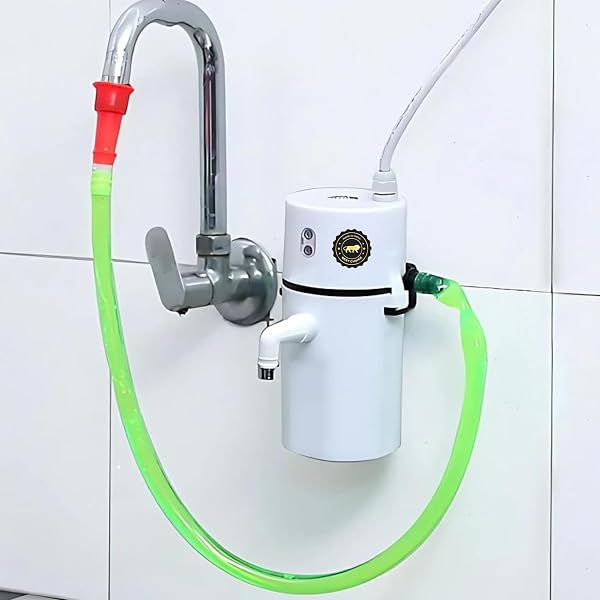 Drumstone (𝟏𝟓 𝐘𝐞𝐚𝐫𝐬 𝐰𝐚𝐫𝐫𝐚𝐧𝐭𝐲) Mini Instant Electric Water Heater | Portable Fast Heating G Amazon sale