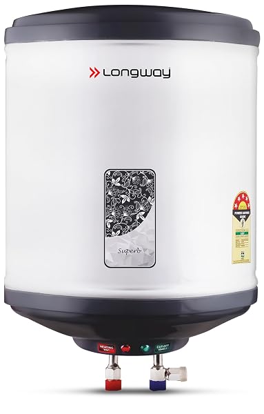Longway Superb 10 Liters 5 Star Rated Automatic Instant Water Heater for Home | Water Geys Amazon sale