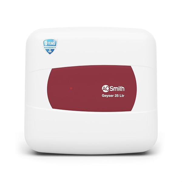 AO Smith Geyser 25 Litre 5 Star Rating (BEE) | Powerful 2KW Heating | Storage Water Heater Amazon sale
