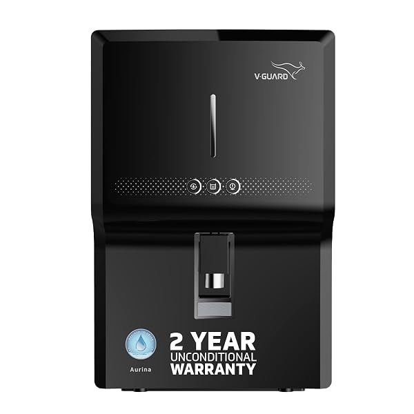 V-Guard Aurina 2X RO+UF Water Purifier | DuoGuard Filter Technology | Zero Service Cost fo Amazon sale