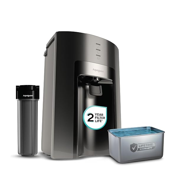 Aquaguard Delight Aquasaver RO+UV+UF+MC | Stainless Steel Tank| 2-year filter life |Mega S Amazon sale
