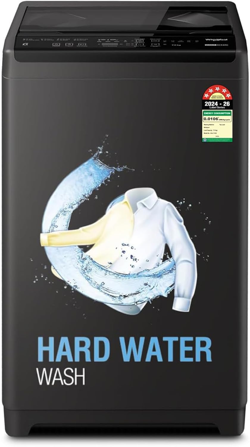 Whirlpool 7 kg Magic Clean 5 Star Fully Automatic Top Load Washing Machine Grey (MAGIC CLE Amazon sale