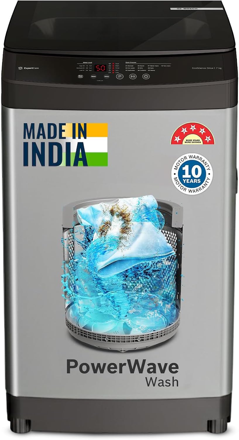 Bosch 7 kg 5 Star Fully Automatic Top Load Washing Machine,PowerWave Wash,Inbuilt Dual Lin Amazon sale