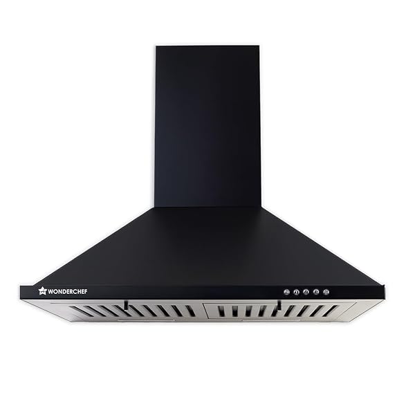Wonderchef Power Elite Chimney | 60cm |1050 m3/hr| Baffle Filter | 3 Speed Push Button Con Amazon sale